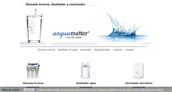 Desktop Screenshot of acquamatter.com